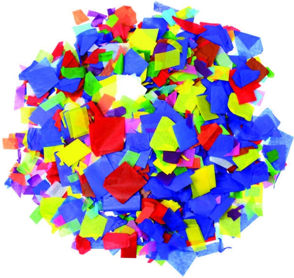 3Ace Crafts Creativity 500gm Tissue Paper Off Cuts - Assorted Colours Paper Cut Offs for Parties and Any Celebration