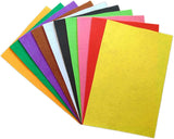 3Ace Crafts Pack of 8 Coloured Felt Sheets A4 for Craft Activities and Supplies Crafting and Decorating Scrapbooking
