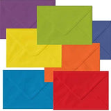 3Ace Crafts C6 Greeting Cards & Envelopes - Assorted Bright Colours - Cards Making for Holiday, Invitation, Thank You Cards with Envelopes - Multi-Purpose Cards and Envelopes