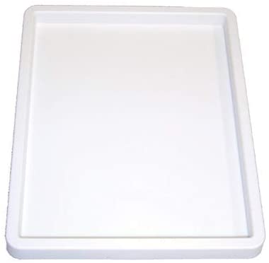 3Ace Crafts Plastic Paint Mixing Palette Tray - Various Shapes and Designs - Easy to Clean - Lightweight, Robust and Durable Material for Paint and Craft (Single Inking Tray)