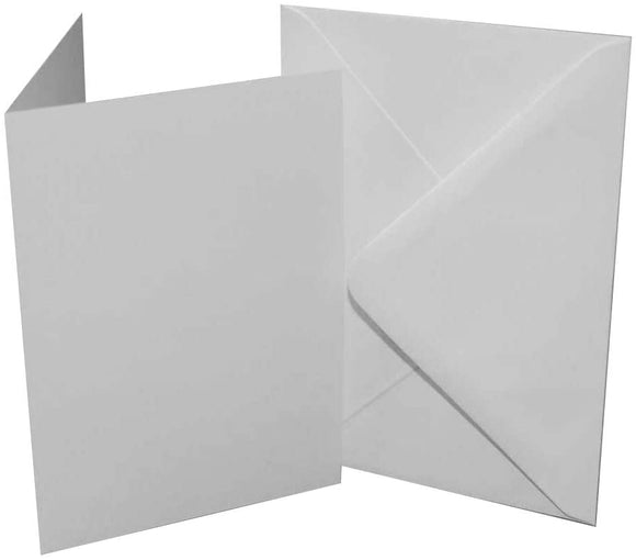 3Ace Crafts White Blank 6 x 6 inch Hammered Card and Envelope - Cards Making for Greetings, Holiday, Invitation, Thank You Cards with Envelopes - Multi-Purpose Cards & Envelopes (Pack of 10)
