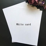 3Ace Crafts C6 White Deckle Cards and Envelopes - Cards Making for Greetings, Holiday, Invitation, Thank You Cards with Envelopes - Multi-Purpose Cards and Envelopes (Pack of 30)