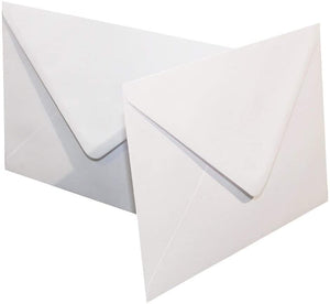 3Ace Crafts White Blank 3 x 3 Inch Card and Envelope Pack - Cards Making for Greetings, Holiday, Invitation, Thank You Cards with Envelopes - Multi-Purpose Cards & Envelopes (Pack of 20)