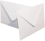 3Ace Crafts White Blank 3 x 3 Inch Card and Envelope Pack - Cards Making for Greetings, Holiday, Invitation, Thank You Cards with Envelopes - Multi-Purpose Cards & Envelopes (Pack of 10)