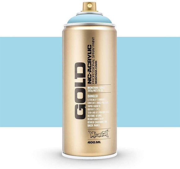 3Ace Crafts Montana Gold NC-Acrylic Spray Paint Can 400ml - Montana Cans Professional Spray Paint (Fresh Blue)