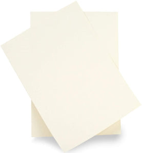 3Ace Crafts Ivory A4 Hammered 300gsm Card - Making for Greetings, Holiday, Invitation, Thank You Cards - Hammered Finish Multi-Purpose Cards
