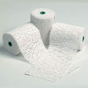 3Ace Crafts Modroc White Art ROC Modelling Pack - Plaster of Paris Papier Mache Modelling Craft Bandage Rolls - 8cm x 3m Approx (5 Roll)