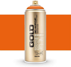 3Ace Crafts Montana Gold NC-Acrylic Spray Paint Can 400ml - Montana Cans Professional Spray Paint (Orange)