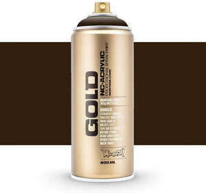 3Ace Crafts Montana Gold NC-Acrylic Spray Paint Can 400ml - Montana Cans Professional Spray Paint (Shock Brown Dark)