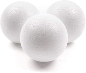 3Ace Crafts Polystyrene Foam Spheres / Balls - Craft Foam Balls - Ideal For Art & Craft Supplies, Math Projects, Perfect for Art (25mm (50 Pack) Spheres/Balls)