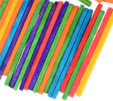 3Ace Crafts Wooden Assorted Coloured Matchsticks - Coloured Art and Craft Match Sticks for Kids Match Stick Crafts Bulk Pack (Pack of 500)