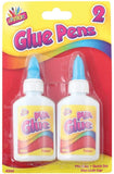 3Ace Crafts Set of 2 PVA Glue Pens Bottle 40ml - Craft Glue Great for a Wide Variety of Craft Projects and Dries Quickly to a Clear Finish
