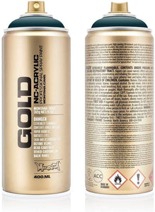3Ace Crafts Montana Gold NC-Acrylic Spray Paint Can 400ml - Montana Cans Professional Spray Paint (Deep Sea)