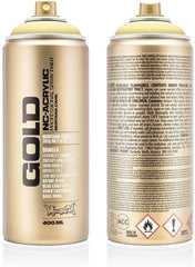 3Ace Crafts Montana Gold NC-Acrylic Spray Paint Can 400ml - Montana Cans Professional Spray Paint (Vanilla)