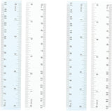 3Ace Crafts Set of 2-6 Inch / 15cm Plastic Rulers Assorted Colours - Measuring Tool Perfect Classroom Accessory (Pack of 2)
