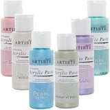 3Ace Crafts Set of 6 Colours - docrafts Artiste All Purpose Acrylic Paint (2oz) 59ml - for Painting and Craft