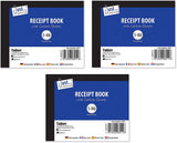 3Ace Crafts Receipt Book with Carbon Sheets - Half Size 80 Numbered Pages - Size Approx 102 x 127mm