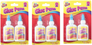 3Ace Crafts Set of 4 Glue Sticks - Great Creative Fun - Mess Free Safe & Non-Toxic Value Pack - Dries Quickly to a Clear Finish