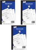 3Ace Crafts Set of 80 Pages Full Size Invoice Book with Carbon Sheets for Bussiness, Office, Record Keeping Purposes