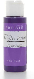 3Ace Crafts docrafts Artiste All Purpose Waterbased Acrylic Paint - 2oz Amethyst