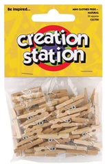 3Ace Crafts Mini Clothes Pegs Natural Wooden Peg Clips Craft Wooden Photo Pins Clothes Pins Clips Natural Wood