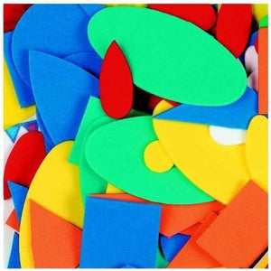 3Ace Crafts 100 Pieces Foam Shapes Craft & Modelling Foam Shapes for Crafts Stickers, Sticky Shapes Stickers for Children and Toddlers