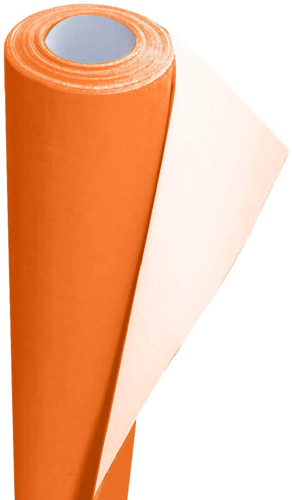 3Ace Crafts Card and Display Poster Paper Roll - 10 M - Paper Perfect Ideal for Wrapping, Craft, Packing, Floor Covering, Parcel, Table Runner School Notice Boards - 76cm Width Approx (Fire Orange)