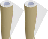 3Ace Crafts Pack of 2 Card and Display Poster Paper Roll - 10m Paper Perfect Ideal for Gift Wrapping, Craft, Packing, Parcel, Table Runner School Notice Boards - 76cm Width Approx.