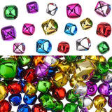 3Ace Crafts Pack of 20 Jingle Bells - DIY Bells for Christmas Festival Decoration Home Decoration - Assorted Colours