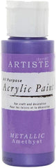 3Ace Crafts docrafts Artiste Acrylic Paint - for Craft and Decoration - Metallic Amethyst - 59ml (2oz)