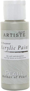 3Ace Crafts docrafts Artiste All Purpose Acrylic Paint (2oz) - Quick Drying and Waterbased - for Craft and Decoration - Mother of Pearl
