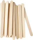 3Ace Crafts Natural Wooden Lollipop Sticks - Natural Wood Standard Lollipop for Art & Craft Activities Modelling - Approximately 12cm x 1cm Long
