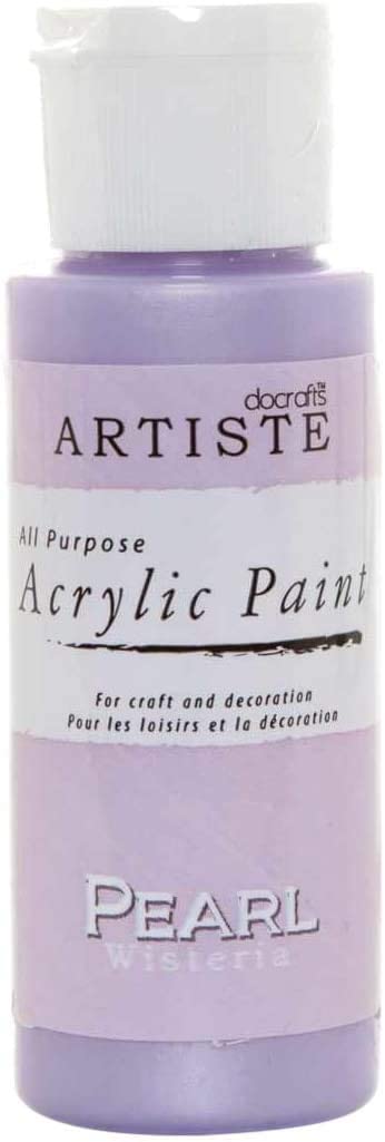 3Ace Crafts docrafts Artiste Acrylic Paint 59ml Waterbased Craft Decoration - Pearl Wisteria