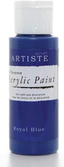 3Ace Crafts docrafts Artiste Acrylic Paint (2oz) - Quick Drying - Craft and Decoration - Royal Blue