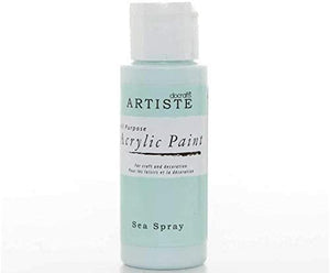 3Ace Crafts docrafts Artiste Acrylic Paint 59ml (2oz) - Quick Drying - for Craft and Decoration - Sea Spray