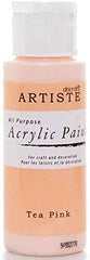 3Ace Crafts docrafts Artiste Acrylic Paint (2oz) 59ml Waterbased - Craft, Decoration - Tea Pink