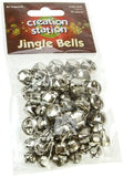 3Ace Crafts Pack of 70 Jingle Bells 10 x 15mm - DIY Bells for Christmas Festival Decoration Home Decoration - Gold And Silver