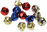 3Ace Crafts Pack of 20 Jingle Bells - DIY Bells for Christmas Festival Decoration Home Decoration - Assorted Colours
