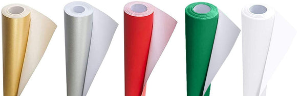 3Ace Crafts Combo Set of 5 Display Poster Paper Roll 76cm x 10m - Paper Perfect Ideal for Gift Wrapping, Art and Craft, Schools, Classrooms, Party Decoration - Non-Toxic Paper (Christmas Colours)